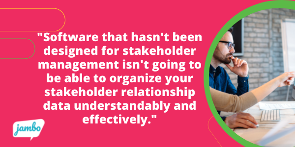 stakeholder relationship management software