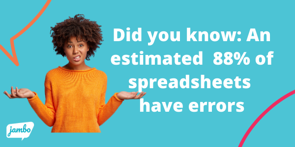 Did you know_ An estimated 88% of spreadsheets have errors (4)