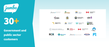 Jambo now exceeds over 30 government customers across Canada