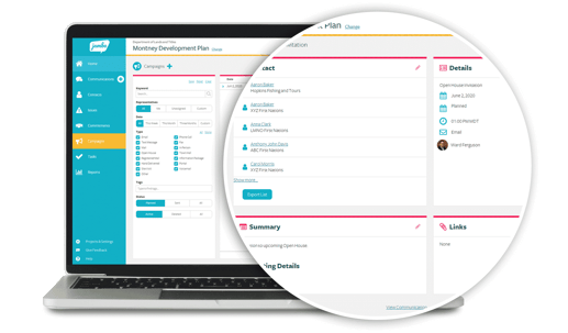 Stakeholder Relationship Management (SRM) software Jambo's new software update: Campaigns Module