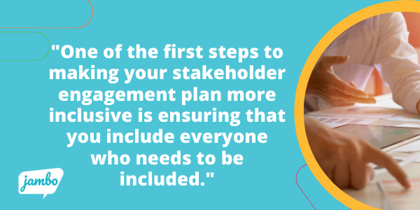 stakeholder engagement plan