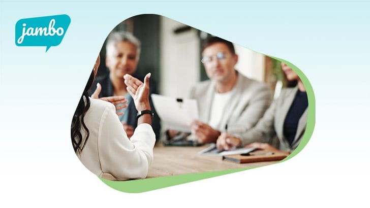 Jambo woman using stakeholder management skills